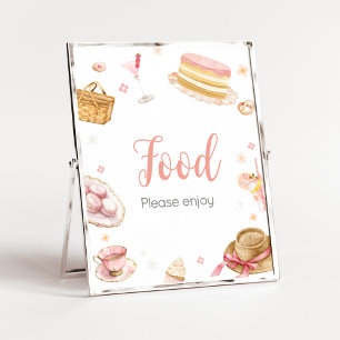 Picknick Baby Brunch Baby shower eten Poster