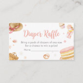 Picknick Baby Brunch Baby shower Luier Raffle Informatiekaartje (Voorkant)