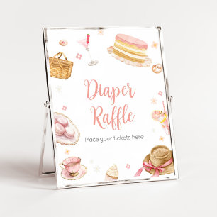 Picknick Baby Brunch Baby shower Luier Raffle Poster