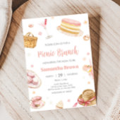 Picknick Baby Brunch Baby shower uitnodiging
