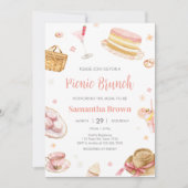 Picknick Baby Brunch Baby shower uitnodiging
