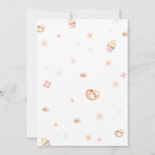 Picknick Baby Brunch Baby shower uitnodiging (Achterkant)