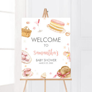 Picknick Baby Brunch Baby shower Welkom Poster