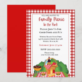 Picknick Barbecue Grillfeest Barbecuen Kaart