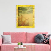 Picknick bij de zee Popcorn Anime Canvas Afdruk (Insitu (Woonkamer))