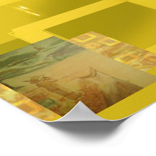 Picknick bij het Seashore Concert Geometric Poster (Hoek)