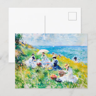 Picknick bij het Zee - Impressionistisch kunstwerk Briefkaart