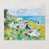 Picknick bij het Zee - Impressionistisch kunstwerk Briefkaart (Voorkant)