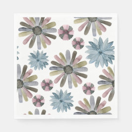 Picknick Borden - Bloemen Servet