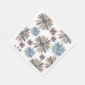 Picknick Borden - Bloemen Servet (Hoek)