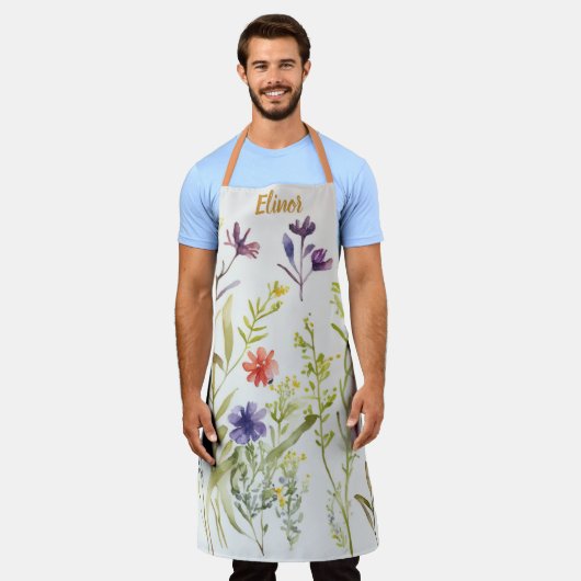 Picknick Borden Collectie -  Wildflowers Schort (Gedragen)