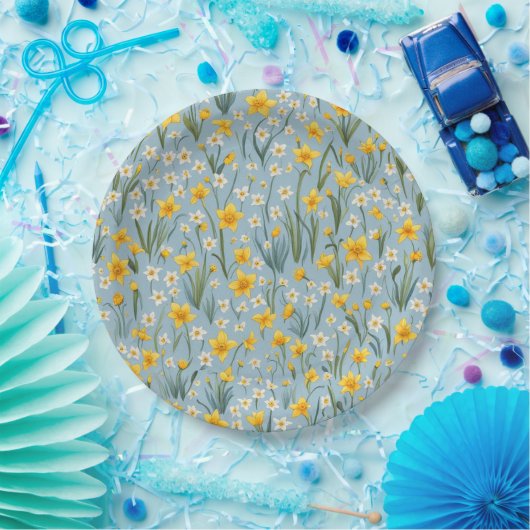 Picknick Borden - narcissen Papieren Bordje (Feest)