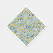 Picknick Borden - narcissen Servet (Hoek)