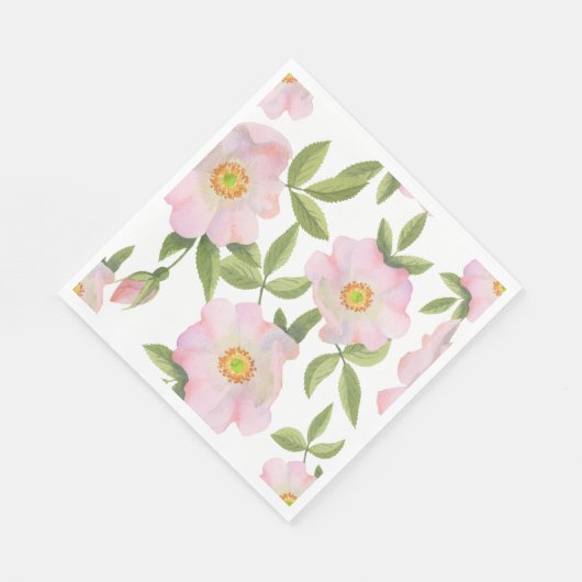 Picknick Borden - Rozenbottels Servet (Hoek)