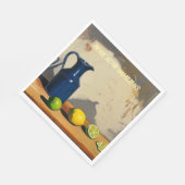 Picknick Borden - Rustic Jug Italianate Lemons Lim Servet (Hoek)