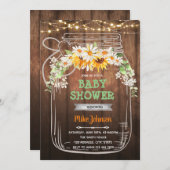 Picknick bruiloft feest uitnodiging in metselstene (Voorkant / Achterkant)