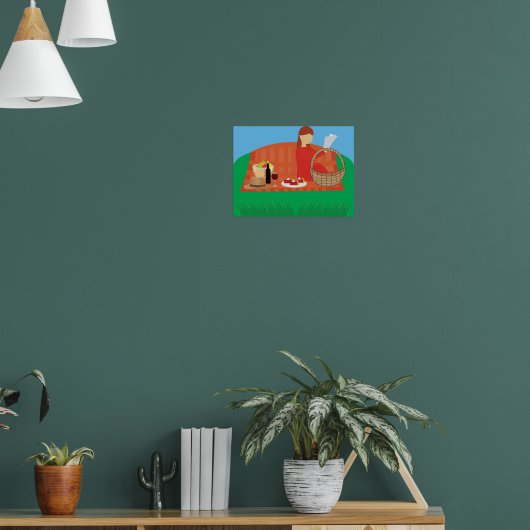 Picknick buiten poster (Woonkamer 1)