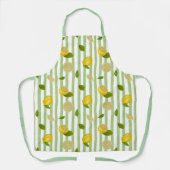 Picknick Citrus Mediterraan Patroon Schort (Voorkant)