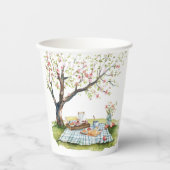 Picknick Design Paper Cup Papieren Bekers (Voorkant)