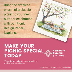 Picknick Design Papier Servet
