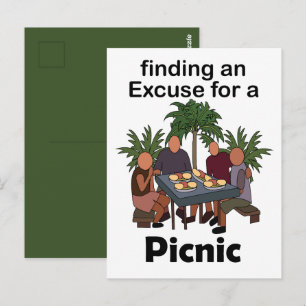 Picknick Feestelijke Picknick Uitnodiging