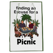 Picknick Feestelijke Picknick Uitnodiging Medium Cadeauzakje (Voorkant)