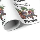 Picknick Feestelijke Picknick Uitvlucht Cadeaupapier (Rol Hoek)