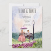 Picknick, foto repetitie diner kaart (Voorkant)