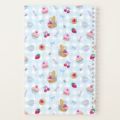 Picknick Gingham Blauw   Notitieboek (Achterkant)