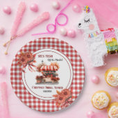 Picknick in de provincie Gingham Bruidsmeisje Fees Papieren Bordje (Feest)