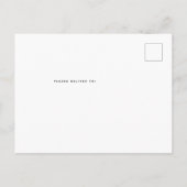 Picknick in het Baby shower Pink Gingham Briefkaart (Achterkant)