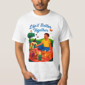 Picknick in het Park Fun Pet Lover  T-shirt (Voorkant)