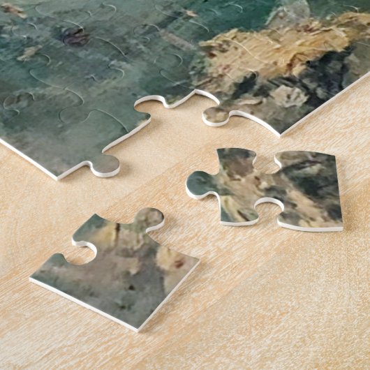 Picknick in Normandië door Juan Luna 1000 stuks Legpuzzel (Zijkant)