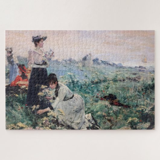 Picknick in Normandië door Juan Luna 1000 stuks Legpuzzel (Horizontaal)