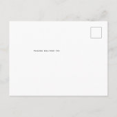 Picknick in Park Baby shower Blue Gingham Uitnodig Briefkaart (Achterkant)