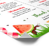 Picknick Lerarendag Week Itinerarium Poster (Hoek)