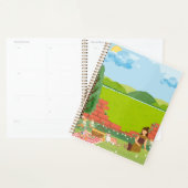 Picknick met Cat Aesthetic Modern Stijlvol Schatti Planner (Display)