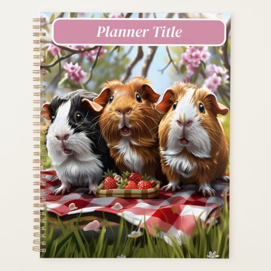 Picknick met cavia's planner (Voorkant)