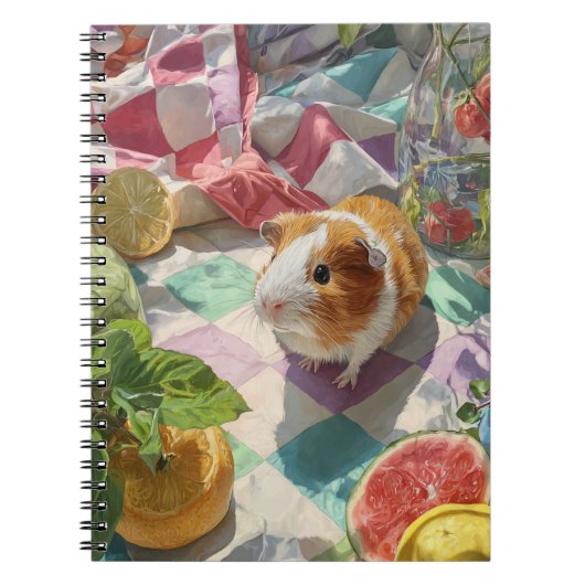 Picknick met het Guinee Pig Notitieboek (Voorkant)