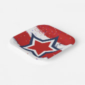 Picknick met Uncle Sam Papieren Bordje (Gebogen)