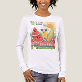 Picknick Pals - Summer Snack Squad Tri-Blend Shirt (Voorkant volledig)