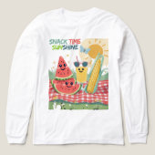 Picknick Pals - Summer Snack Squad Tri-Blend Shirt (Voorkant)