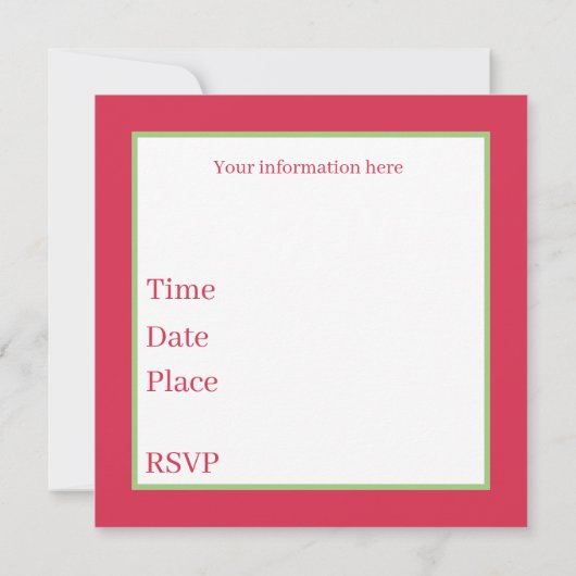 picknick reunion add text notitiekaartje (Achterkant)