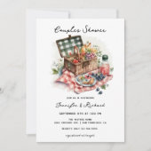 Picknick |  Rustieke koppel bruidsbad Kaart (Voorkant)