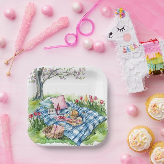 Picknick Theme Paper Bord (Feest)
