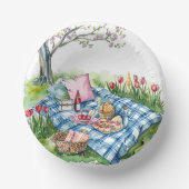 Picknick Theme Paper Bowl Papieren Kommen (Voorkant)