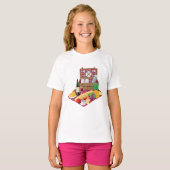 Picknick Tijd T-shirt (Voorkant volledig)