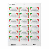 Picknick Uitje Party BBQ Verzending Adresetiketten Etiket (Full Sheet)