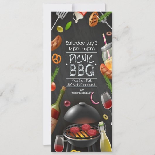 picknick uitnodiging (Voorkant)