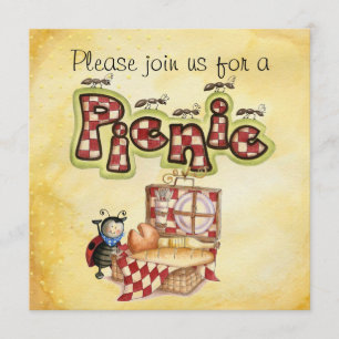 picknick-uitnodiging kaart